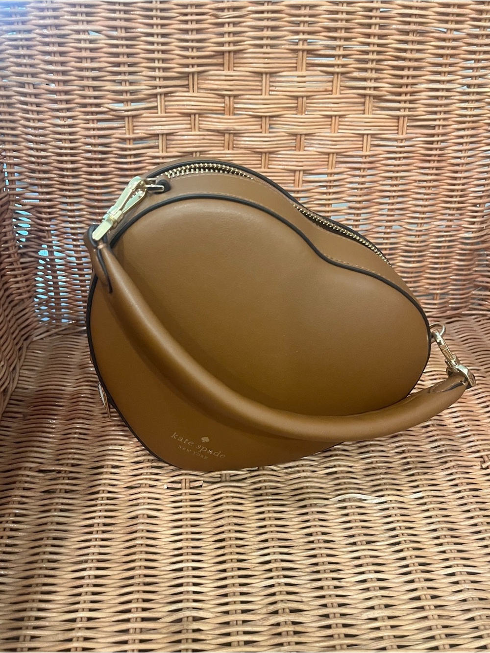 kate spade Brown Pretzel Crossbody Bag - Picture 2 of 3